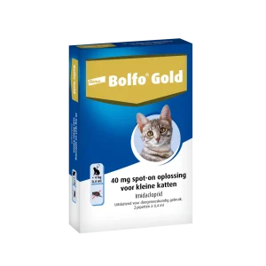 Bolfo Gold Vlooiendruppels Kat - Tot 4 kg - 40 mg