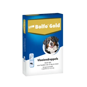 Bolfo Gold Vlooiendruppels Hond - 25 tot 40 kg - 400 mg