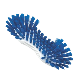 Schrob-borstel kookbestendig blauw