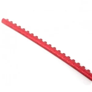 20 Open Aluminium Knijp Ringen Kleur: Rood