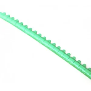 20 Open Aluminium Knijp Ringen Kleur: Groen