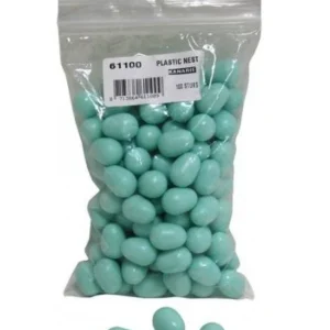 100 kunststof eieren kanarie