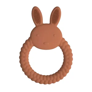 Bijtring Konijn (Donkerbruin)