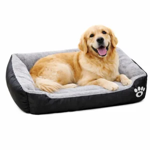 Zachte Hondenmand van Pluche – Comfortabel Hondenbed met Opstaande Rand